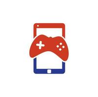 elemento de design de logotipo de ícone de jogo para smartphone. vetor