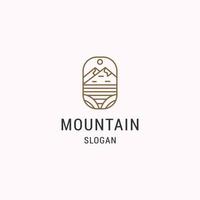 logotipo da montanha, imagens do logotipo da montanha vetor