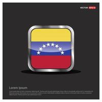 vetor de cartão de design de bandeira da venezuela