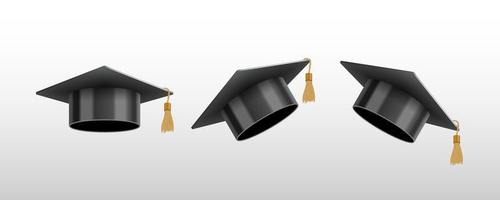 graduação realista universidade ou faculdade boné preto