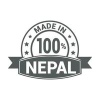 vetor de design de selo nepal