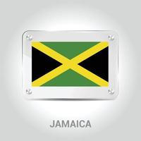 vetor de design de bandeira jamaicana