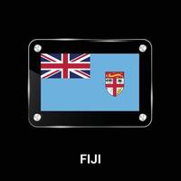 vetor de design de bandeira de fiji