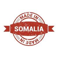 feito no vetor de design de selo da Somália