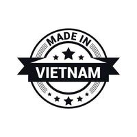 vetor de tipografia de design de selo vietnã