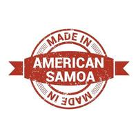 vetor de design de selo da samoa americana