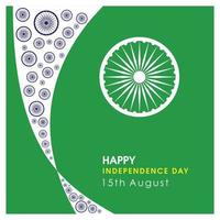 vetor de design do dia da independência indiana