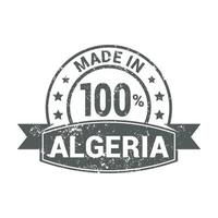 vetor de design de selo da argélia