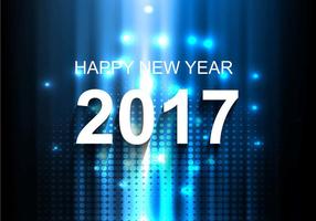Vector Free Bright New Year 2017 Background