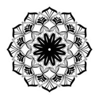 ilustração de design de padrão de mandala elegante vetor