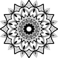 ilustração de design de padrão de mandala elegante vetor