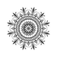 ilustração de design de padrão de mandala elegante vetor