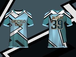 modelo de design de camisa de manga raglan abstrata para uniformes de equipe vestuário de jogo vetor