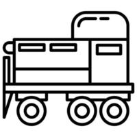 locomotiva de trem antiga ainda em operação vetor