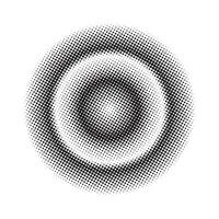 círculo de meio-tom abstrato vetor