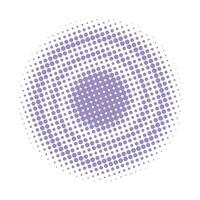 formas abstratas de círculos de meio-tom grunge vetor