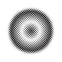 fundo de formas de círculos de meio-tom grunge abstrato vetor