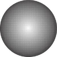 padrão circular de meio-tom vetor