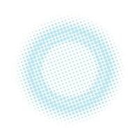 formas abstratas de círculos de meio-tom grunge vetor