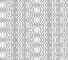 padrão sem emenda de forma geométrica abstrata, fundo geométrico cinza vetor