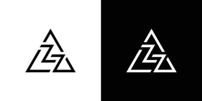 design de logotipo azz legal e moderno 2 vetor