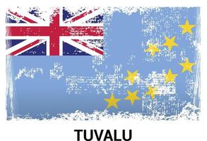 vetor de design de bandeira de tuvalu