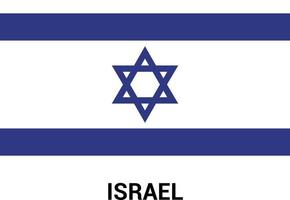 vetor de design de bandeira de israel