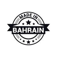 vetor de design de selo do Bahrein