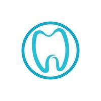 ilustração em vetor modelo logotipo dental