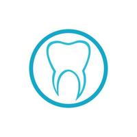 ilustração em vetor modelo logotipo dental