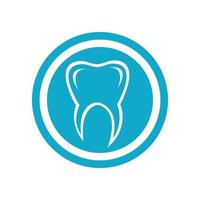 ilustração em vetor modelo logotipo dental