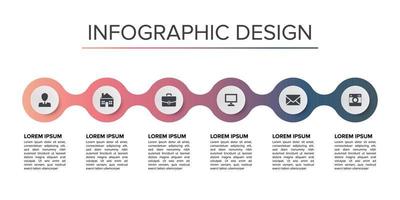 conjunto de elementos ícone infográfico ideias de design de negócios apresentação elegante vetor