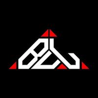 bul carta logotipo design criativo com gráfico vetorial, bul logotipo simples e moderno em forma de triângulo. vetor