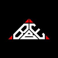 design criativo do logotipo da carta bbe com gráfico vetorial, logotipo simples e moderno bbe em forma de triângulo. vetor