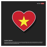 vetor de design de bandeira do vietnã