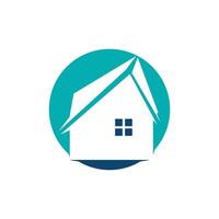 design de logotipo imobiliário. símbolo do logotipo ou ícone para imóveis ou negócios de construção civil. vetor