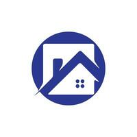 design de logotipo imobiliário. símbolo do logotipo ou ícone para imóveis ou negócios de construção civil. vetor