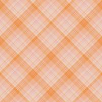 padrão sem costura em cores laranja claro de verão para xadrez, tecido, têxtil, roupas, toalha de mesa e outras coisas. imagem vetorial. 2 vetor