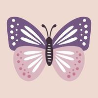 borboletas imprimem ilustrações lindas e únicas vetor