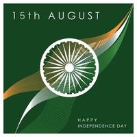 vetor de design do dia da independência indiana