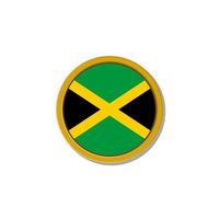 ilustração do modelo de bandeira da jamaica vetor