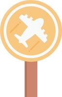 ilustração vetorial de placa de aeroporto em ícones de símbolos.vector de qualidade background.premium para conceito e design gráfico. vetor