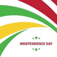 vetor de design do dia da independência do mali