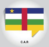 vetor de design de bandeira de carro