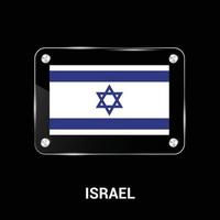 vetor de design de bandeira de israel