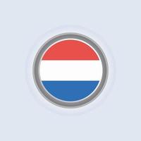 ilustração do modelo de bandeira do luxemburgo vetor