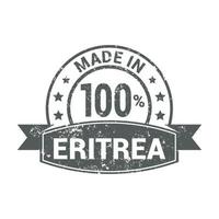 vetor de design de selo da eritreia