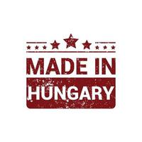 vetor de design de selo da Hungria