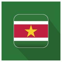 vetor de design de bandeira do suriname