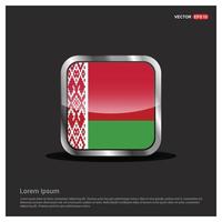 vetor de design de bandeira da bielorrússia
